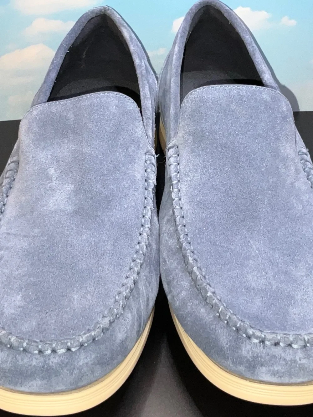 Cole Haan Blue Suede Loafers. US Men’s 10.5. NWOT/Box